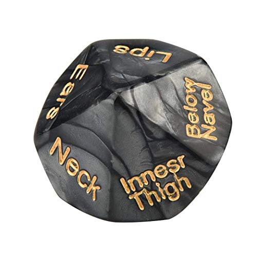 Funny Romantic Role Playing Dice Party Dice Game Set of 4,Novelty Gift for Warm up Honeymoon bacherette Party,Him and Her, Bridal Shower, Groom Roast,Newlyweds, Wedding, Anniversary, Marriage