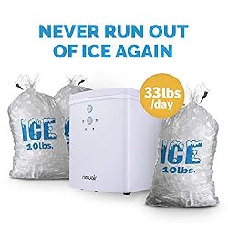 NewAir White Portable Ice Maker | First Batch In