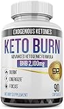 Keto Pills - 3X Dose (2100mg | 90 Capsules) Advanced Keto Burn Diet Pills - Best Exogenous Ketones BHB Supplement - Max Strength Formula