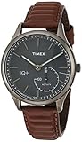 Timex Men's IQ+ Move Activity Tracker Leather Strap Smart Watch