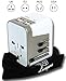 Travel Adapter Charger International Universal by Lampone - 4 USB Ports - Worldwide Power Plug Converter for Europe Italy Germany France Spain USA UK Australia