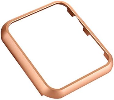 CASPTM Apple Watch Case, Ultra-Thin Aluminum Electroplate Metal Plated iWatch Protective Frame Cases,Shock-Proof Anti-Scratch Protector Bumper Cover Shell for APPLE iwatch Series 3[42mm] (Gold)