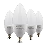 Albrillo E12 400 Lumens 5W LED Bulb, 4-Pack