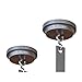 Rack It Up Trim Ceiling Covers (set of 2), Steel Gray Hammertone
