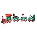 Gotd Christmas Decorations Christmas Woods Small Train Festive Toys Ornaments , 21x2.7x5cm (Green)