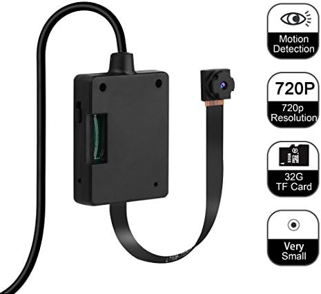 SPY Camera, KUOOL Mini Hidden CameraSecurity Portable Nanny Cam View/Motion Detection for Home and Office