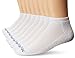 MediPEDS Men's 8 Pack Diabetic Low Cut Socks with Non-Binding Top