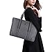 ZMSnow Laptop Bag,Work Tote Bag Fits Up to 15.6 Inch Laptop Tablet for Women Business Travel (Grey)
