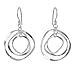 NOVICA Artisan Handmade .925 Sterling Silver Dangle Earrings Thailand Modern 'Twirling'