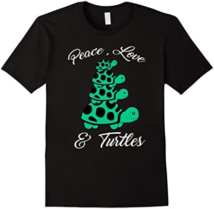 Mens Turtle Shirt for Animal Lovers Turtle Aquarium Shirt Small Black