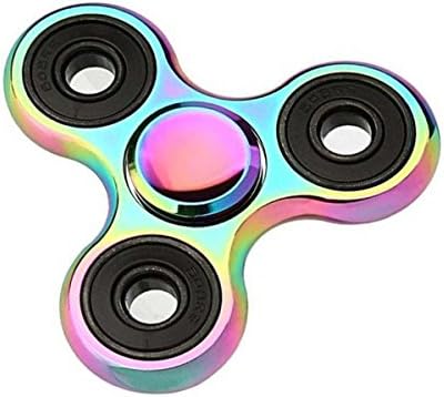 Tri Spinner Fidget Toy Hand Spinner, Best Children Spinner Toy for Stress Reducer Relieve Anxiety - Ternary Colorful