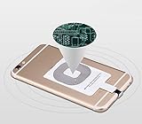 Stress Free Key Wireless Charging Adapter for Iphone - Receiver Works With Apple iPhone 7 / 7+ / 6s / 6s+ / 6 / 6+/ 5/ 5s /5c - Small, Discreet, Works with a Thin Case (Works With Any Charging Pad)