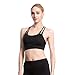 nine bull Women's Zip Front Sports Bra - Medium Support Wirefree Racerback Active Yoga Sports Bra (M, Purple2)