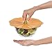 Charles Viancin - Pumpkin Silicone Lid for Food Storage and Cooking - 11''/28cm - Airtight Seal on Any Smooth Rim Surface - BPA-Free - Oven, Microwave, Freezer, Stovetop and Dishwasher Safe