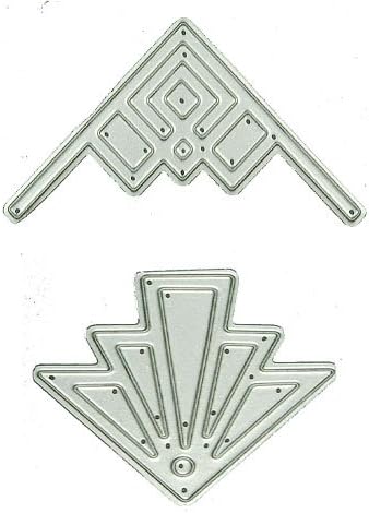 All Occasion Dies - Art Deco Corners - Set of 2 Large - Metal Craft Dies