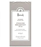 Harrods London. No. 14 English Breakfast, 25 Enveloped Tea Bags 62.5g (1 Pack) NEW RANGE Seller Product Id HEB1 - USA Stock
