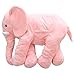 MorisMos Elephant Stuffed Animal Toy Plush Gifts Toy for Kids Gift 24 inch (60x45x25cm) (Pink)