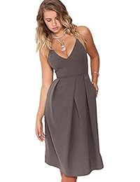 Red Bckless Design Scoop Neck Sleeveless Sexy Camis