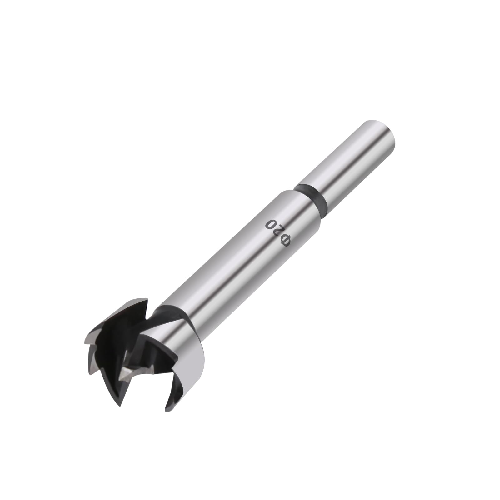 Vearter 20mm Forstner Drill Bit, High Carbon Steel Multi-Tooth Woodworking Tools with Round Shank, Hinge Boring Hole Cutter for Solid Wood, MDF, Plastic, Particleboard, Plywood — image 1