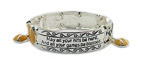 Softball Bracelet: #1 Top Selling Gift for Softball Player, Coach and Team. Why Purchase Another Softball Trophy?