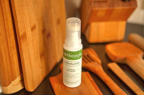 Bamboogle Food Grade Mineral Oil For Cutting Boards - No Mess Cutting