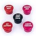 Silicone Wine Bottle Stoppers (5-Pack Gift Box) by Air Nebula | Leak Proof Seal & Funny Sayings | Caps for Wine, Champagne, and Liquor Bottles