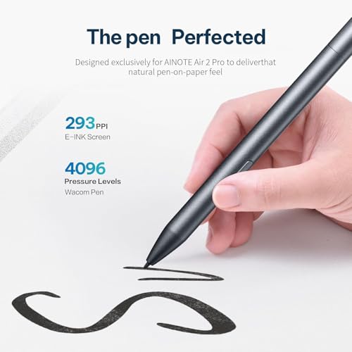 iFLYTEK AINOTE Air 2 – E Ink Writing Tablet 8.2" with Stylus, AI Voice-to-Text Notebook, 17-Language Transcription & 12-Language Translation, LLM Meeting Recorder, Cloud Digital Notepad