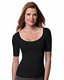 SPANX On Top Elbow Sleeve Scoop Neck Top (1012)