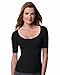 SPANX On Top Elbow Sleeve Scoop Neck Top (1012)