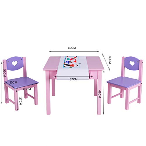 costway kids table and chairs