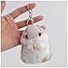 AQUESOUSLY Women's Hamster Plush Key Chain,4.7