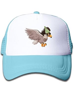 Eagle Spreading Wings Baby Unisex Fashion Adjustable Baseball Mesh Cap