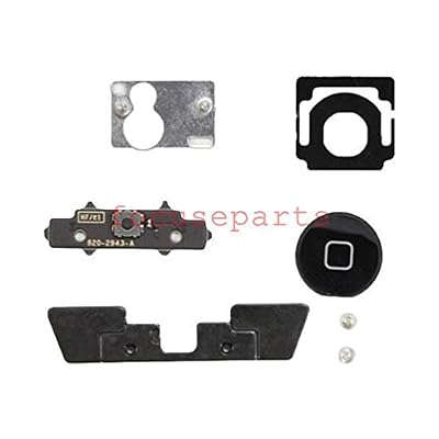 Fashion Black New Home Button Inner 5 Click Set Replacement Kit For iPad-2 2nd Gen