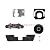 Fashion Black New Home Button Inner 5 Click Set Replacement Kit For iPad-2 2nd Gen