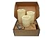 Flameless Candles, Drip Pillar Wax Candles with Remote, 4-inch, 5-inch and 6-inch Candles Set of 3 (IVORY)