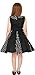 BlackButterfly Kids 'Alexia' Vintage Polka Dot 50's Girls Dress (Black, 11-12 yrs)