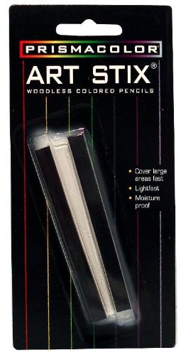 Prismacolor Art Stix Black Woodless Colored Pencils, 2/Pack