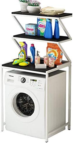 洗濯機収納ラック トイレラック 多機能バスルームラック メタルバルコニーフロアスタンド 省