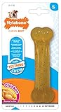 Nylabone Puppy Chew Gentle Chewing Just For Puppies Chicken Flavored Bone Puppy Dog Teething Chew Toy