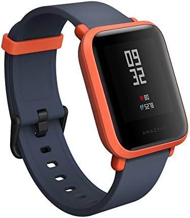 Gshopper Original Xiaomi Amazfit Bip Smart watch with GPS Heart Rate Monitor Water Resistant Sports Fitness Tracker Support iOS and Android(English Version) (Orange)