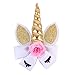 5Pcs 8'' Unicorn Hair Bows Large Hair Bow Clip Unicorn Hair Clips Hair Accessories for Girls Kids Children Cosplay Costume Christmas Party