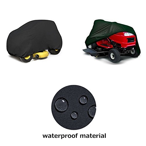 image for TUOP Riding Lawn Mower Cover Heavy Duty Lawn Tractor Cover Waterproof 