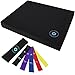 Gillsun Fitness Balance Pad with a Set of Resistance Loop Bands - Perfect for Injury Rehab, Physical Therapy, Core Training, Standing Desk, and Stability Exercises (Large 16