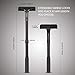 Back Shaver Back Hair Removal - Stretchable Long Handle Back Hair Razor - Includes 1 Replacement Safety Blade - Best Body Grooming Kit - Personal Painless Body Hair Trimmer for Men Women