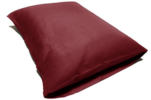 DreamHome Microfiber Pillowcases, Set of 2 (King, Burgundy)