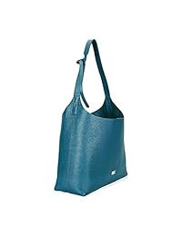 Michael Kors Bolso de hombro de piel de guijarros - azul