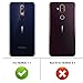 Nokia 7.1 Case, KuGi Nokia 7.1 Case, JS Scratch Resistant & Anti Slip Grippy Soft TPU Case for Nokia 7.1 Case Smartphone(Navy Blue)
