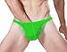 Avidlove Men Briefs Breathable Ice Silk Triangle Bikinis Multi-packs (3XL = US XL, Style1-1 Pack-Green)
