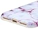 A-Focus Case for iPhone 7 Case Marble, iPhone SE Case 2020, iPhone 8 Marble Case, IMD Design Smooth Stone Pattern Texture TPU Slim Fit Cover Case for iPhone SE / 8/7 4.7 inch Glossy Purple