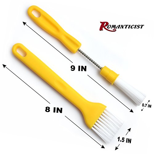 image for ROMANTICIST Flat Metal Barbecue Skewers - 16 Inch Stainless Steel Gril